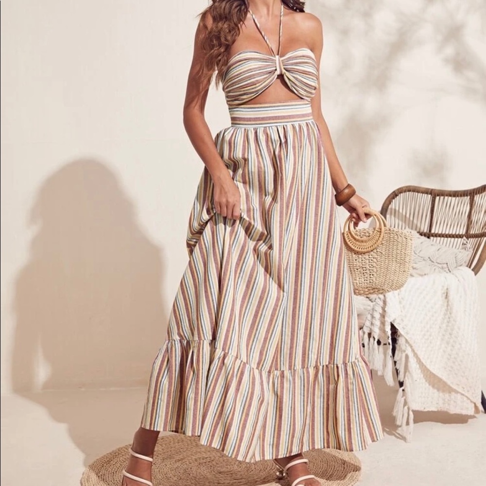 Multicolored maxi dress
